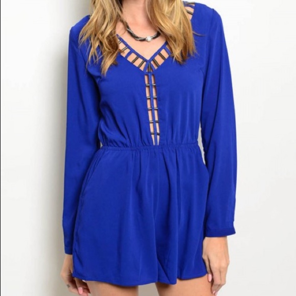 NWT BLUE ROMPER JUNIOR